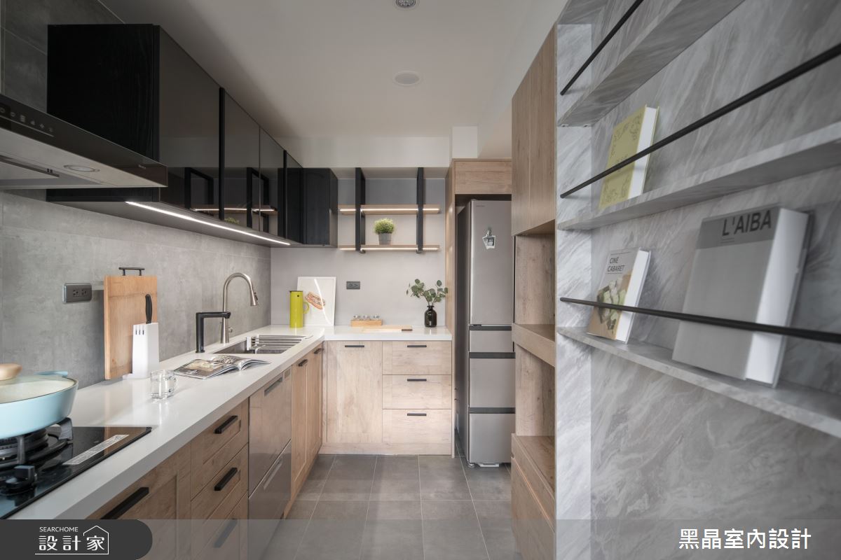 34坪老屋(16~30年)＿工業風廚房案例圖片＿黑晶室內設計＿黑晶_61之8