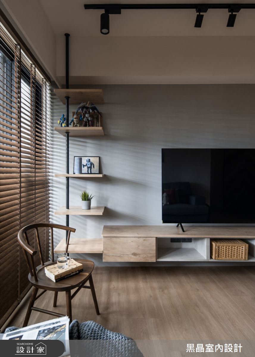 34坪老屋(16~30年)＿工業風客廳案例圖片＿黑晶室內設計＿黑晶_61之14
