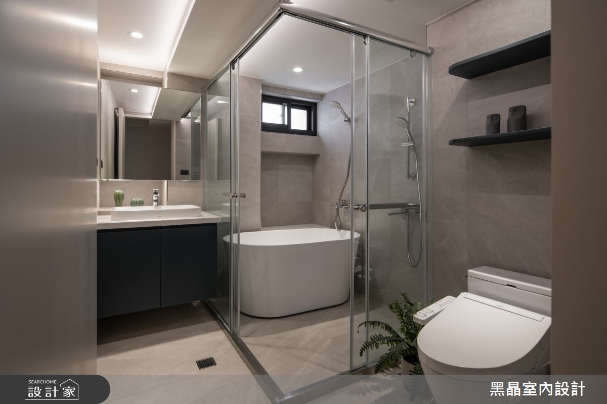 34坪老屋(16~30年)＿工業風浴室案例圖片＿黑晶室內設計＿黑晶_61之15