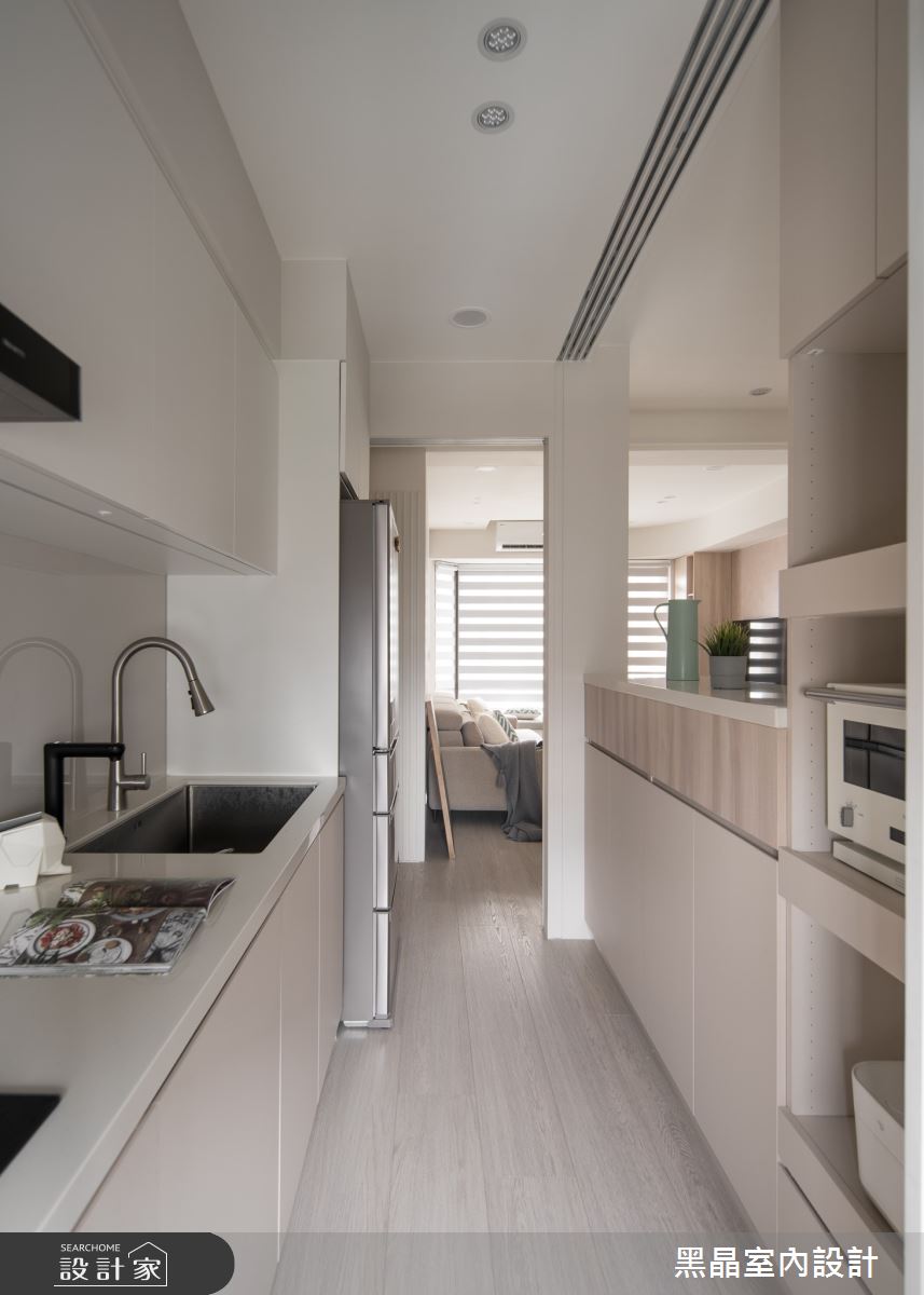 老屋(16~30年)＿溫潤奶茶風廚房案例圖片＿黑晶室內設計＿黑晶_62之11