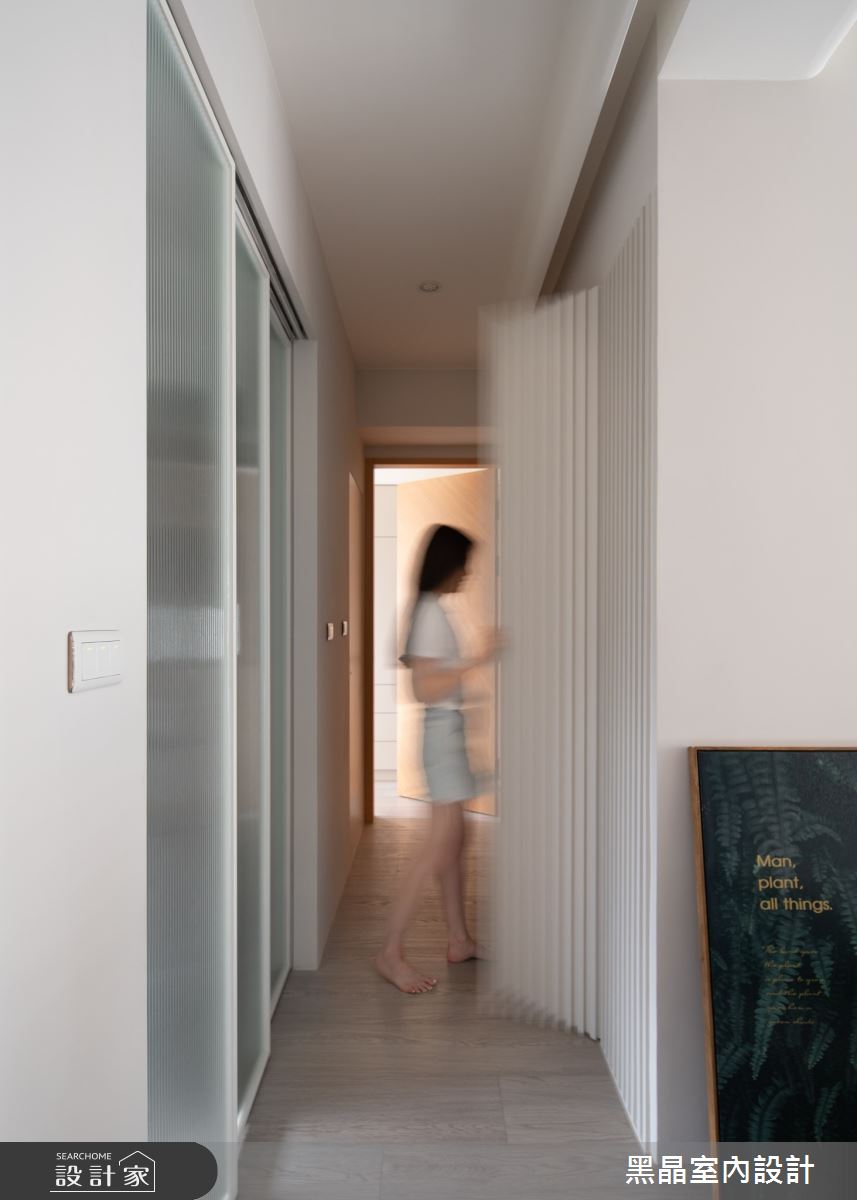老屋(16~30年)＿溫潤奶茶風走廊案例圖片＿黑晶室內設計＿黑晶_62之13