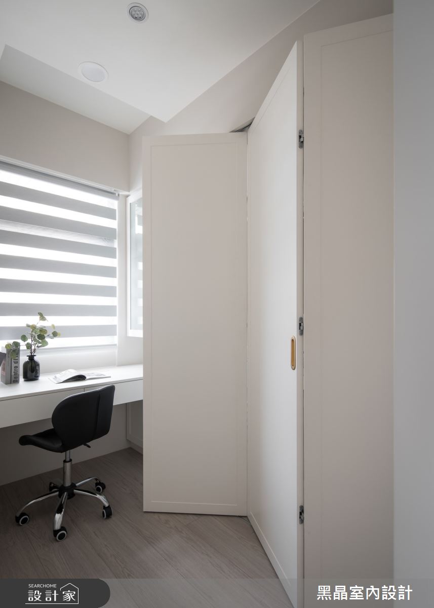 老屋(16~30年)＿溫潤奶茶風更衣間案例圖片＿黑晶室內設計＿黑晶_62之20