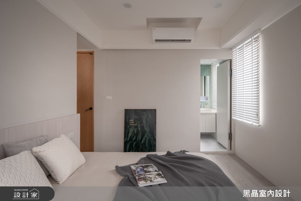 老屋(16~30年)＿溫潤奶茶風臥室浴室案例圖片＿黑晶室內設計＿黑晶_62之24