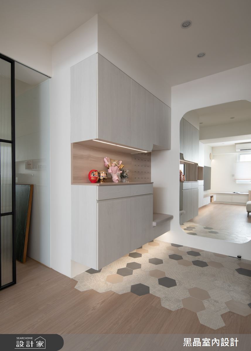 24坪老屋(16~30年)＿北歐風玄關案例圖片＿黑晶室內設計＿黑晶_63之9