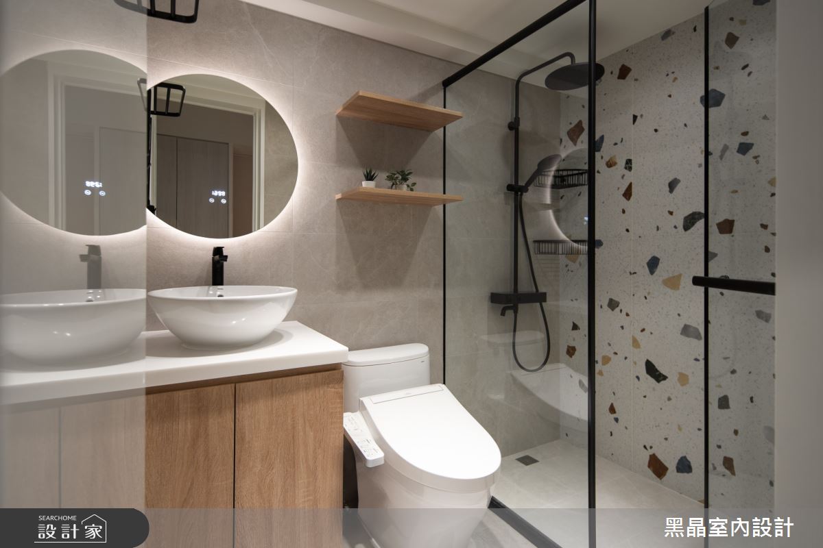 24坪老屋(16~30年)＿北歐風浴室案例圖片＿黑晶室內設計＿黑晶_63之12