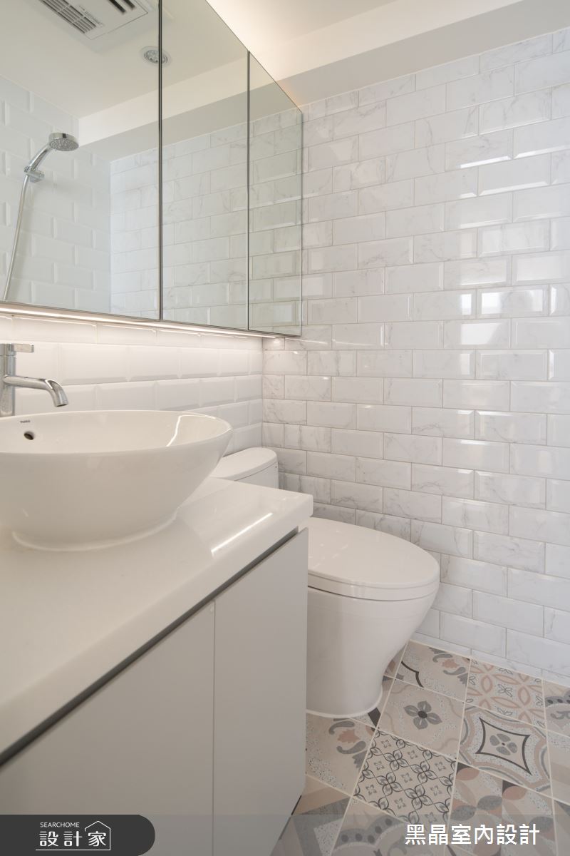 24坪老屋(16~30年)＿北歐風浴室案例圖片＿黑晶室內設計＿黑晶_63之20