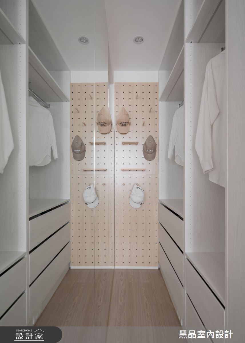 24坪老屋(16~30年)＿北歐風更衣間案例圖片＿黑晶室內設計＿黑晶_63之21