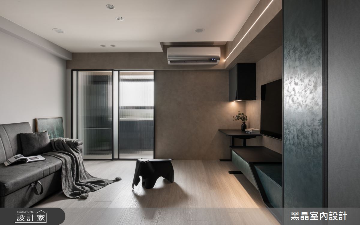 10坪老屋(16~30年)＿現代風客廳案例圖片＿黑晶室內設計＿黑晶_64之2