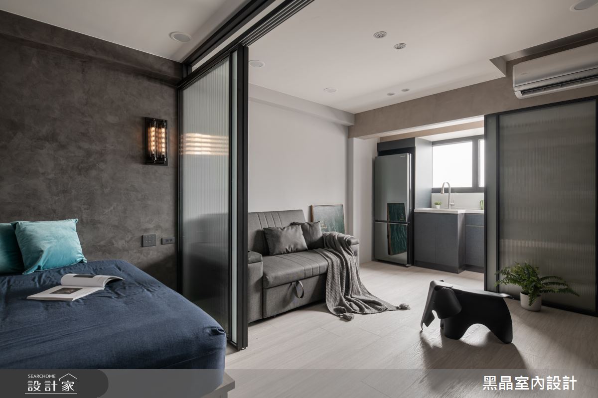 10坪老屋(16~30年)＿現代風客廳廚房臥室案例圖片＿黑晶室內設計＿黑晶_64之4