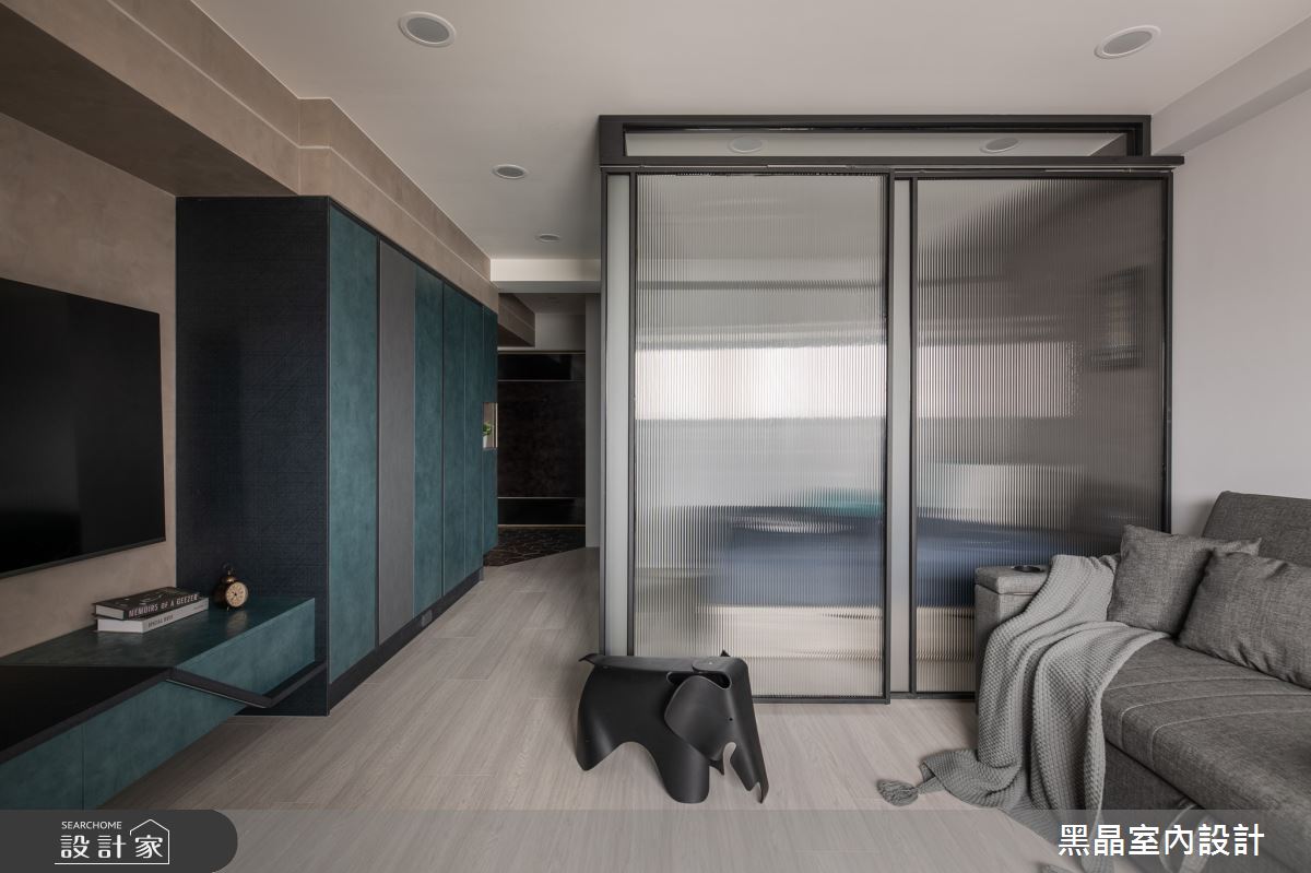 10坪老屋(16~30年)＿現代風玄關客廳案例圖片＿黑晶室內設計＿黑晶_64之12