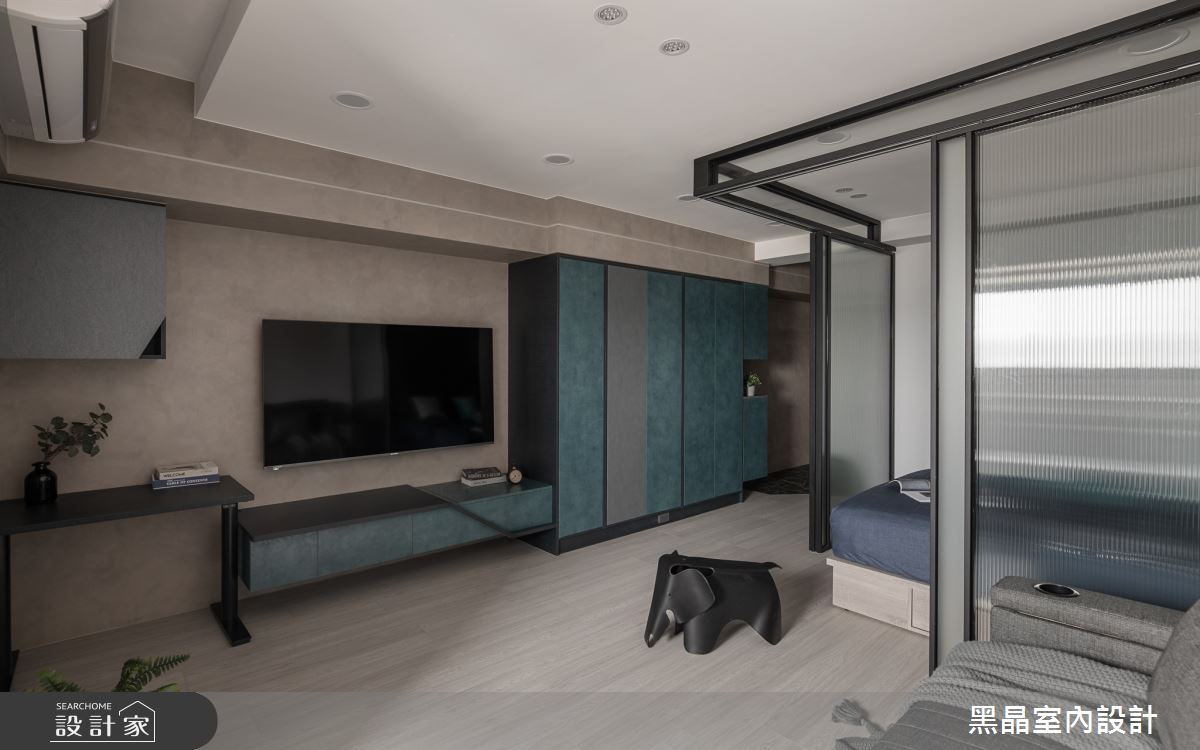 10坪老屋(16~30年)＿現代風客廳臥室案例圖片＿黑晶室內設計＿黑晶_64之13