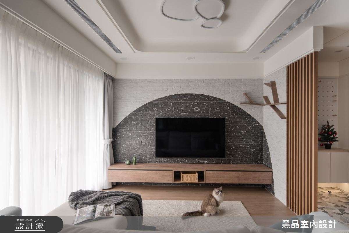 37坪新成屋(5年以下)＿現代風客廳案例圖片＿黑晶室內設計＿黑晶_66之6
