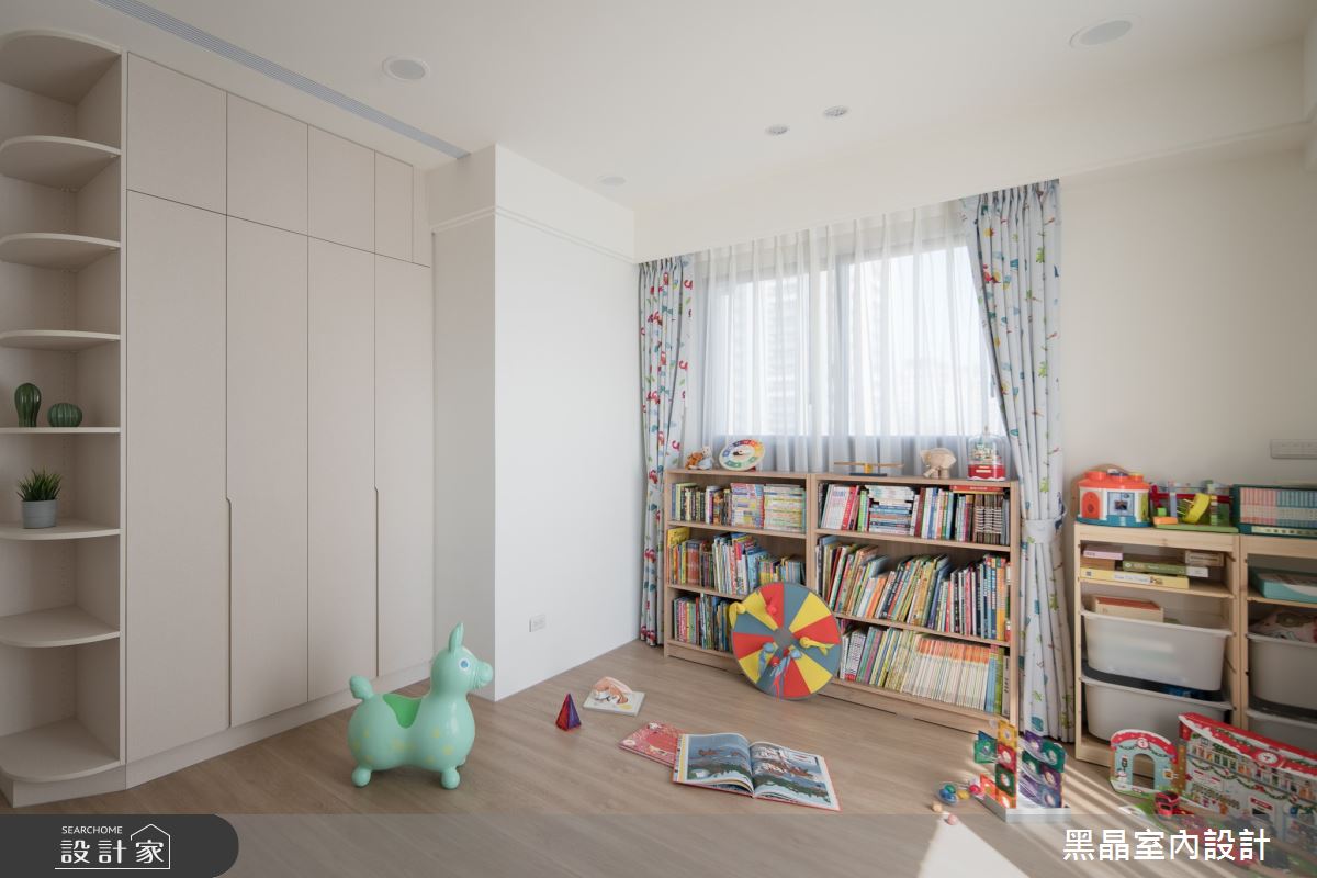 37坪新成屋(5年以下)＿現代風兒童房兒童房多功能室案例圖片＿黑晶室內設計＿黑晶_66之27