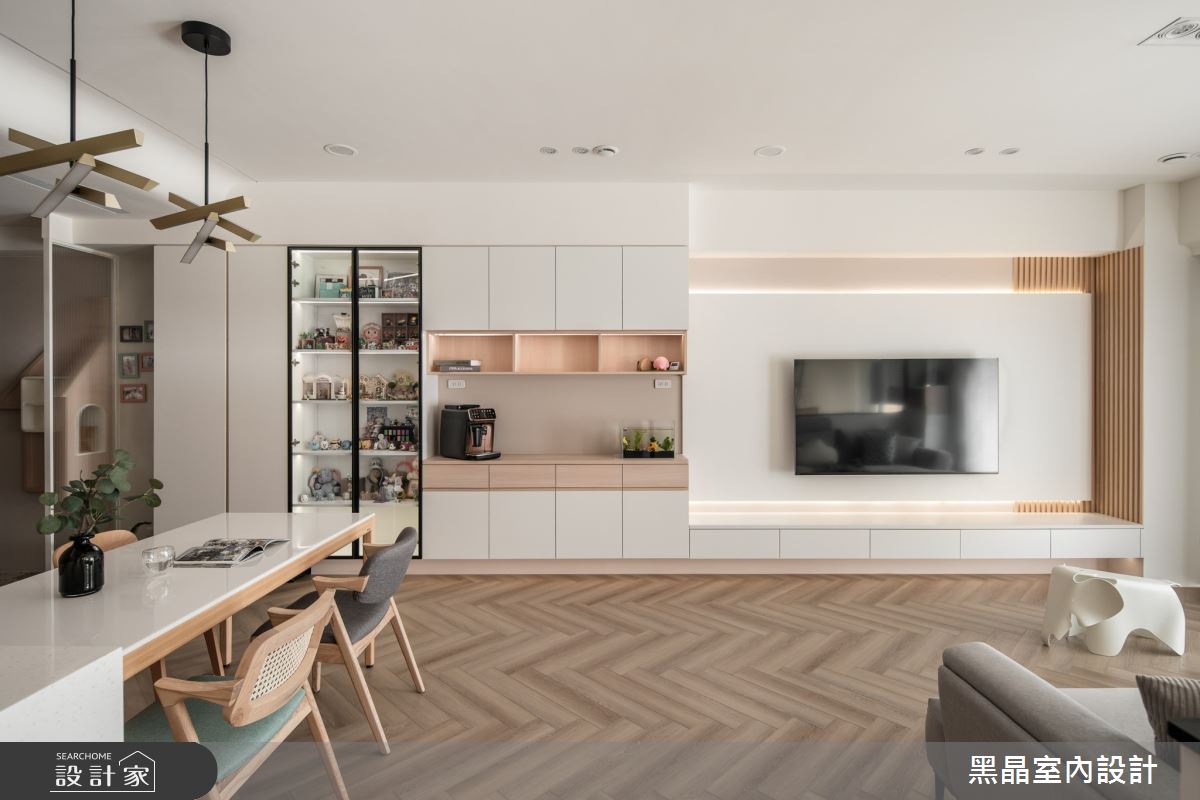 37坪新成屋(5年以下)＿北歐風客廳餐廳案例圖片＿黑晶室內設計＿黑晶_67之10