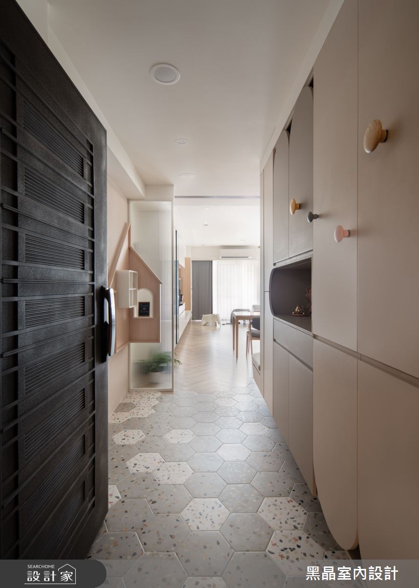 37坪新成屋(5年以下)＿北歐風玄關案例圖片＿黑晶室內設計＿黑晶_67之3564