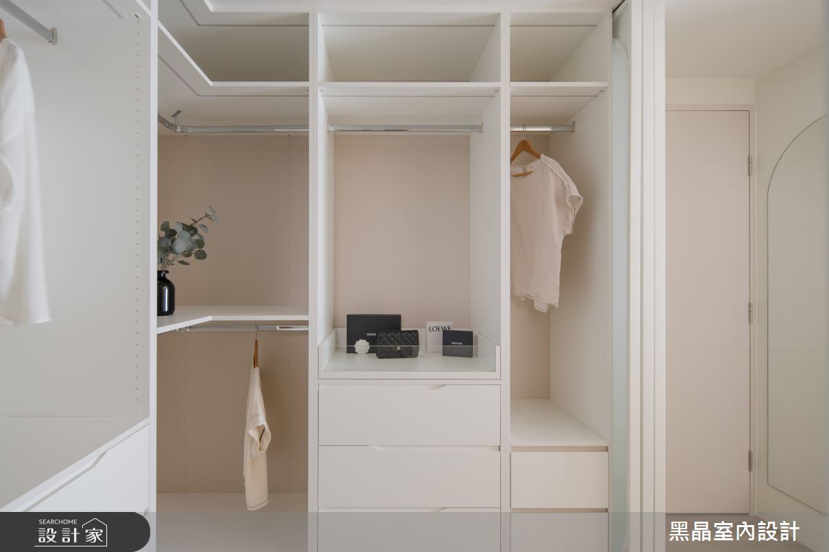 37坪新成屋(5年以下)＿北歐風更衣間案例圖片＿黑晶室內設計＿黑晶_67之20