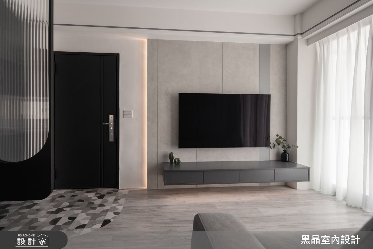 老屋(16~30年)＿北歐風玄關客廳案例圖片＿黑晶室內設計＿黑晶_68之9