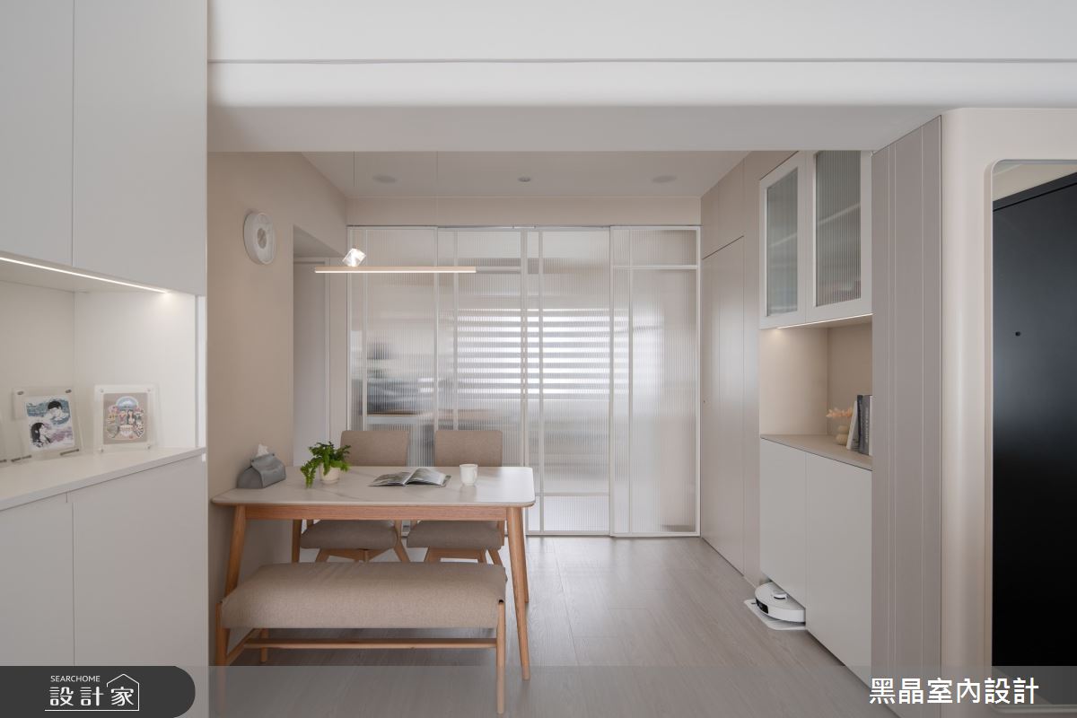 24坪老屋(16~30年)＿奶油北歐風餐廳案例圖片＿黑晶室內設計＿黑晶_69之9