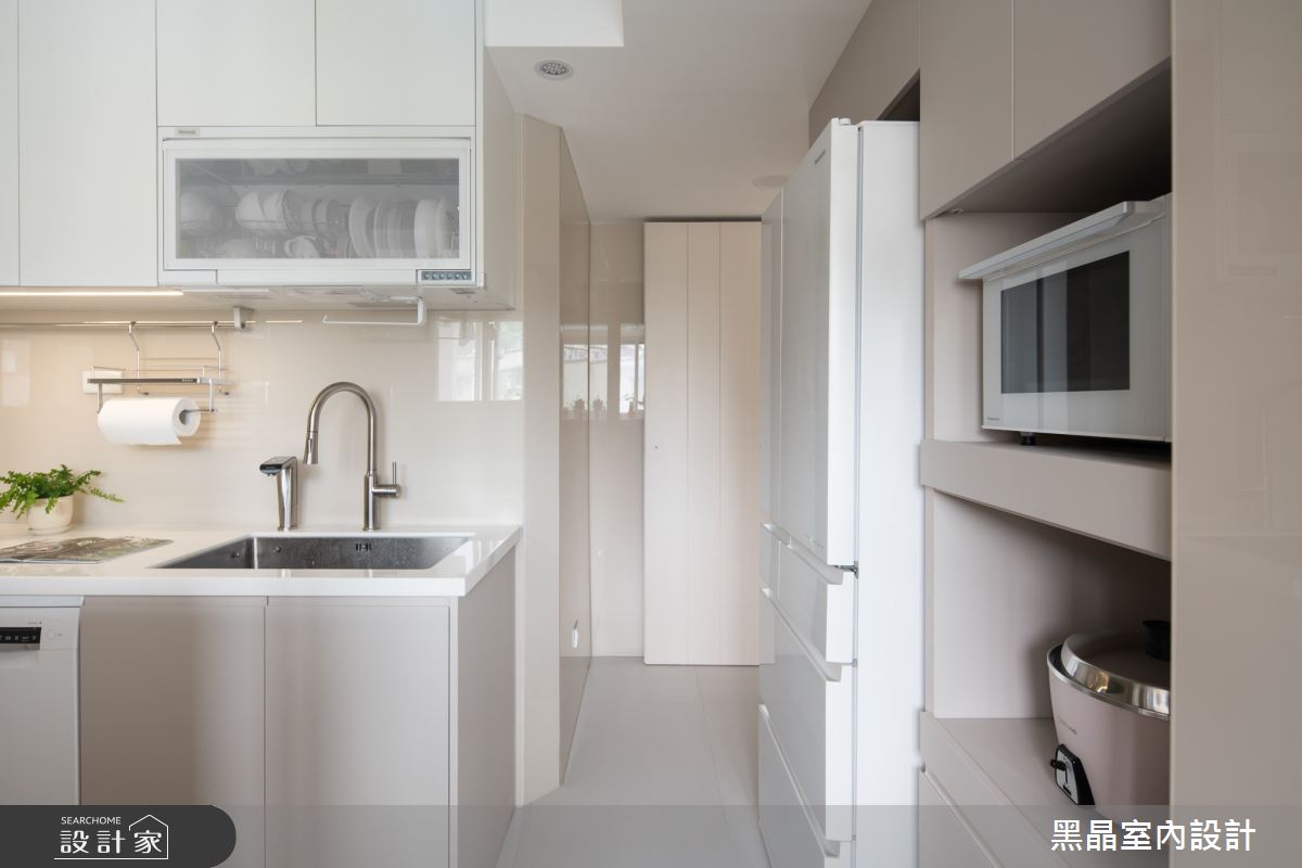 24坪老屋(16~30年)＿奶油北歐風廚房案例圖片＿黑晶室內設計＿黑晶_69之11