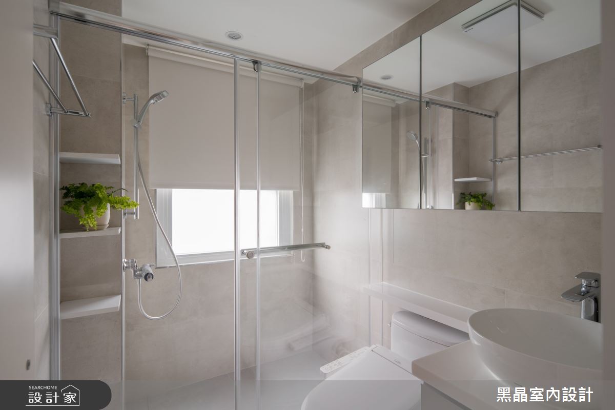 24坪老屋(16~30年)＿奶油北歐風浴室案例圖片＿黑晶室內設計＿黑晶_69之14