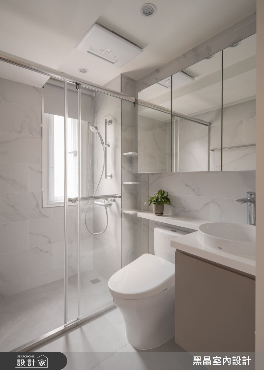 24坪老屋(16~30年)＿奶油北歐風浴室案例圖片＿黑晶室內設計＿黑晶_69之20