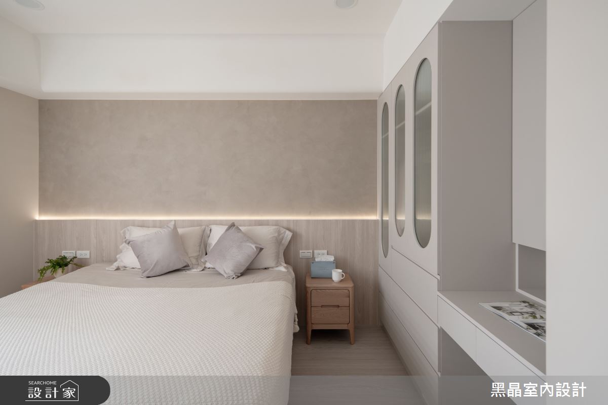 24坪老屋(16~30年)＿奶油北歐風臥室案例圖片＿黑晶室內設計＿黑晶_69之16