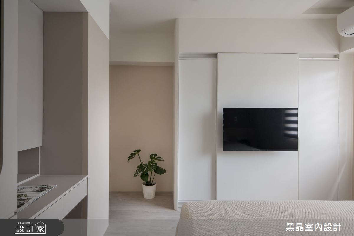 24坪老屋(16~30年)＿奶油北歐風臥室案例圖片＿黑晶室內設計＿黑晶_69之17
