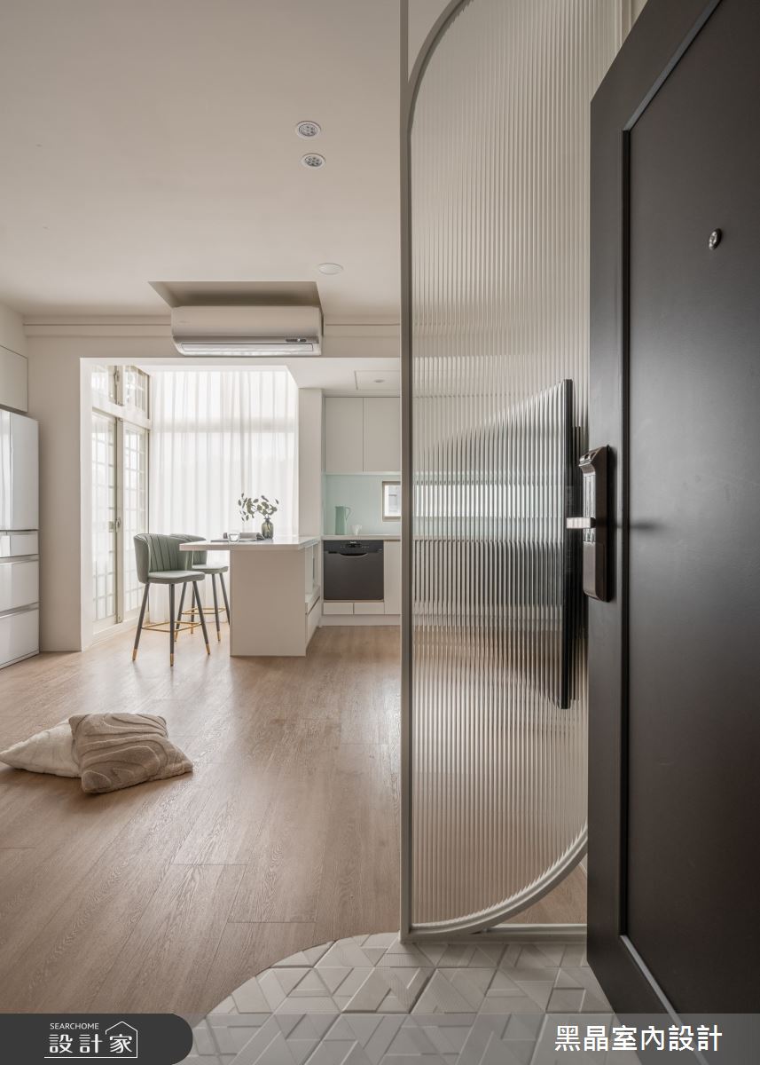 14坪老屋(16~30年)＿溫馨北歐風玄關吧檯中島案例圖片＿黑晶室內設計＿黑晶_70之1