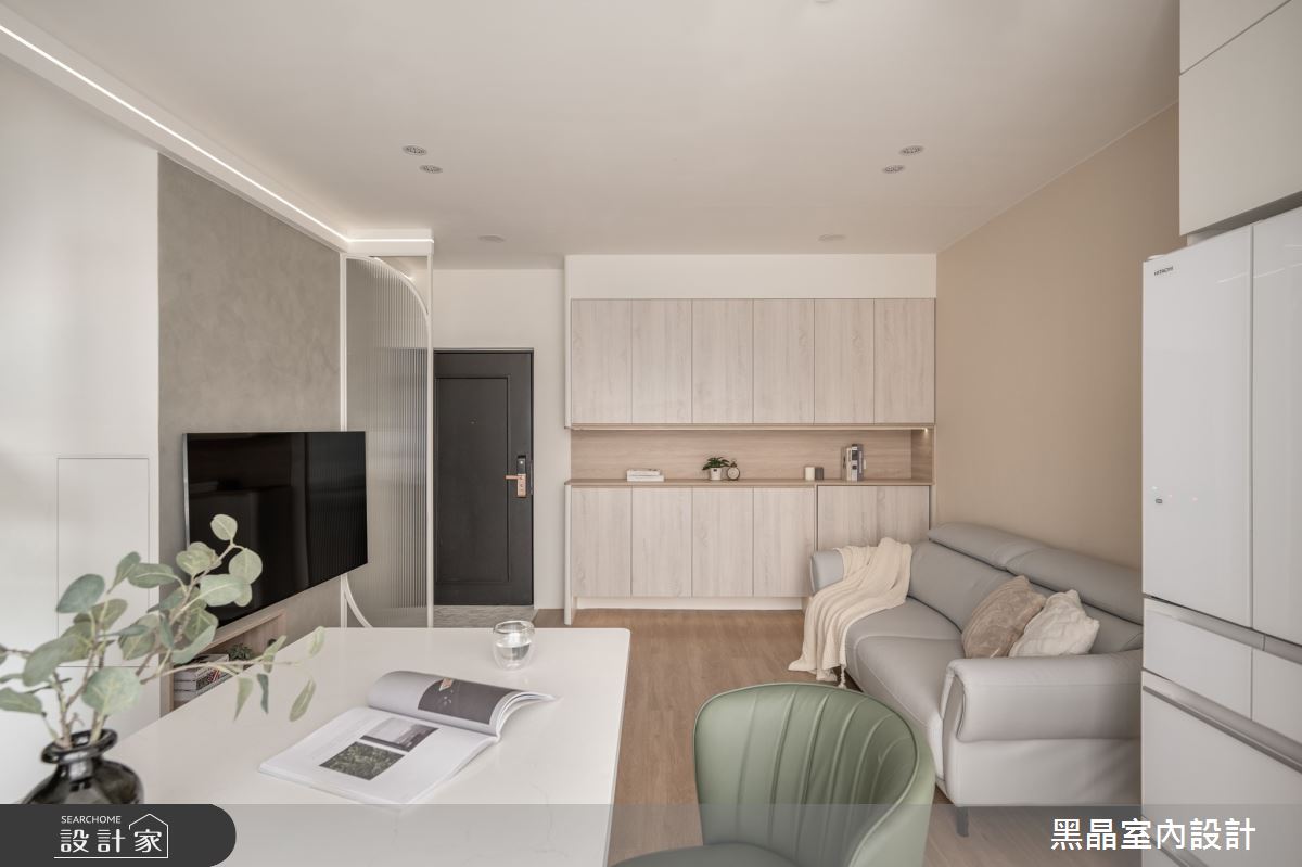 14坪老屋(16~30年)＿溫馨北歐風玄關客廳餐廳案例圖片＿黑晶室內設計＿黑晶_70之8