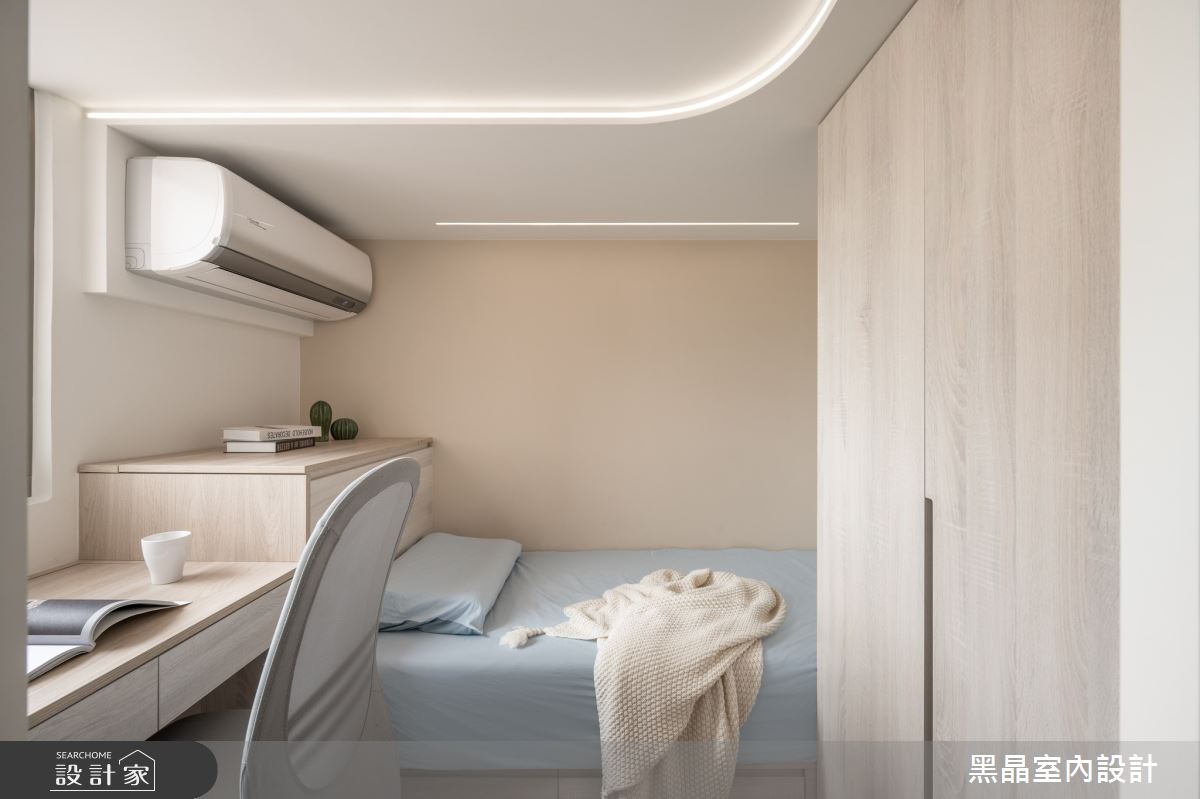 14坪老屋(16~30年)＿溫馨北歐風臥室案例圖片＿黑晶室內設計＿黑晶_70之15