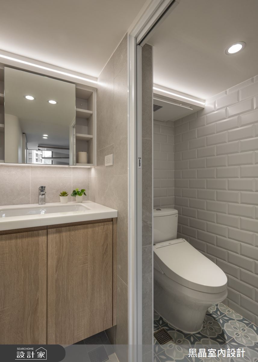 14坪老屋(16~30年)＿溫馨北歐風浴室案例圖片＿黑晶室內設計＿黑晶_70之24