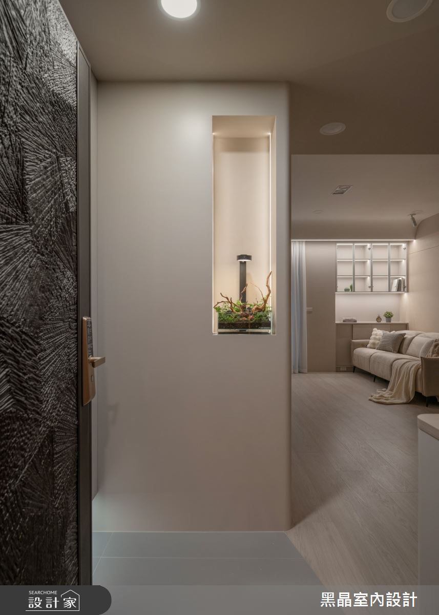 22坪老屋(16~30年)＿柔霧北歐風玄關案例圖片＿黑晶室內設計＿黑晶_72之1