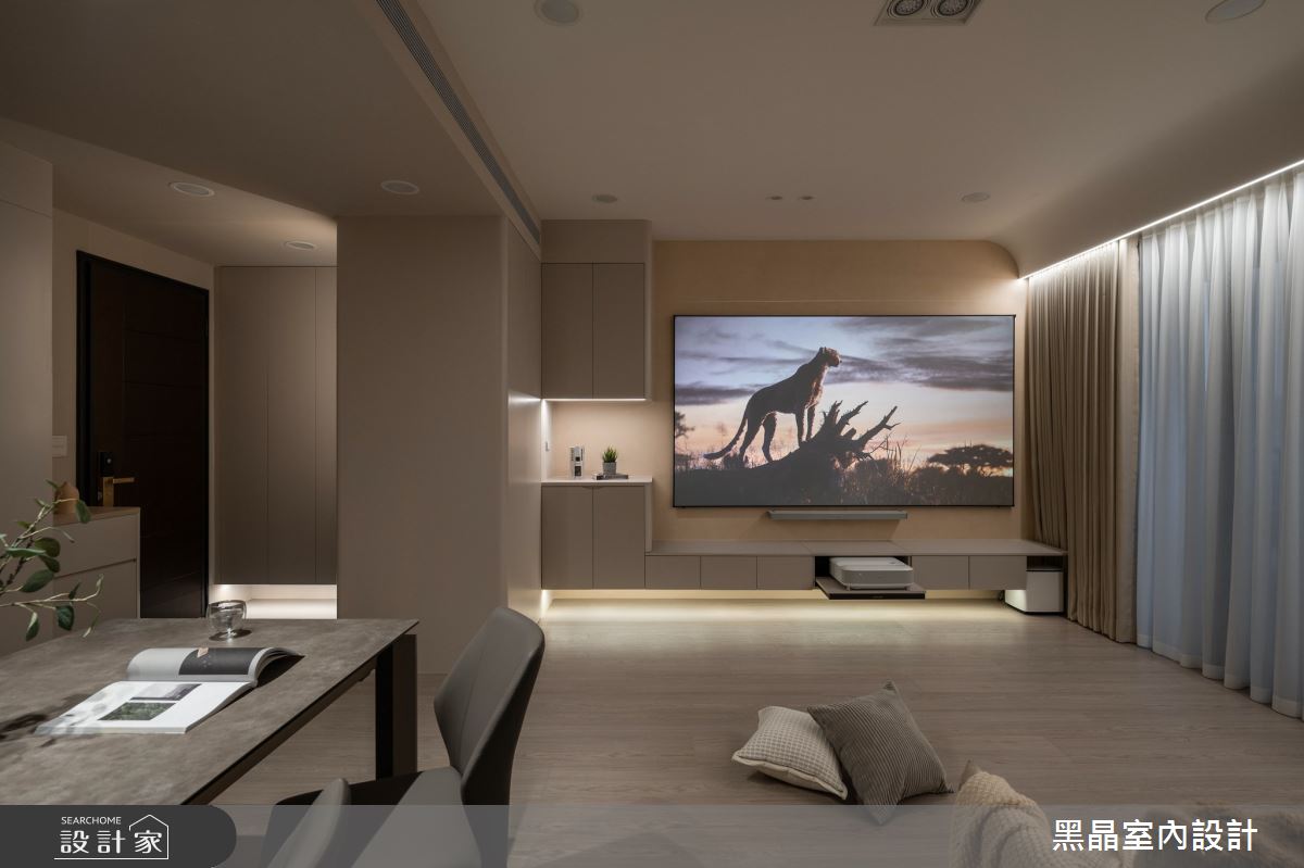 22坪老屋(16~30年)＿柔霧北歐風玄關客廳餐廳案例圖片＿黑晶室內設計＿黑晶_72之5