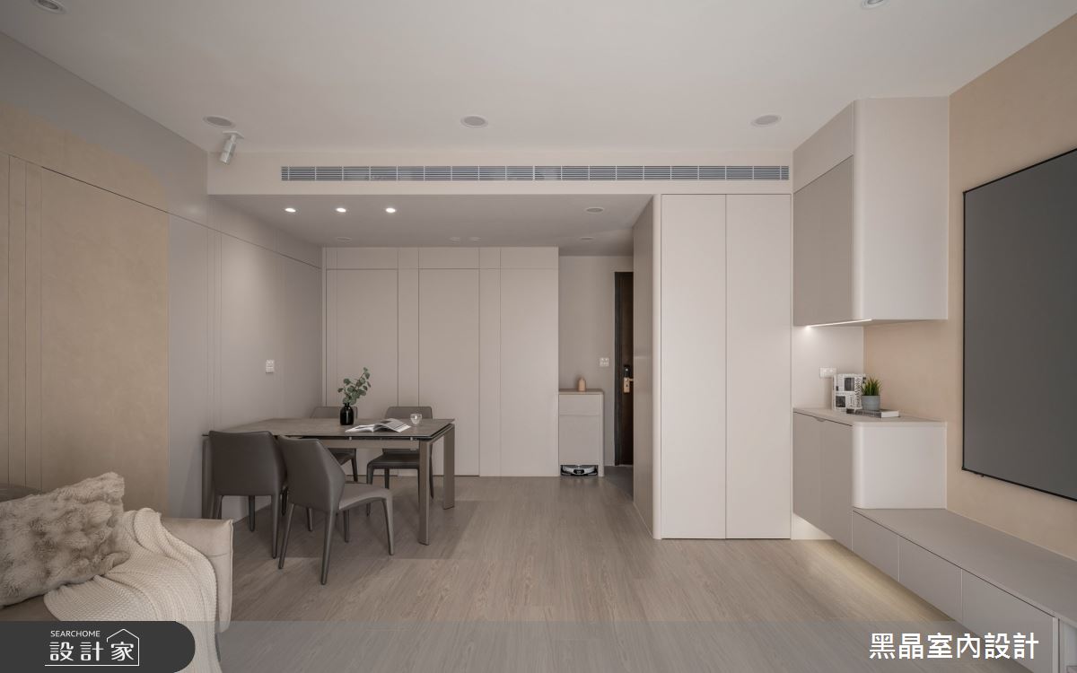 22坪老屋(16~30年)＿柔霧北歐風客廳餐廳案例圖片＿黑晶室內設計＿黑晶_72之8