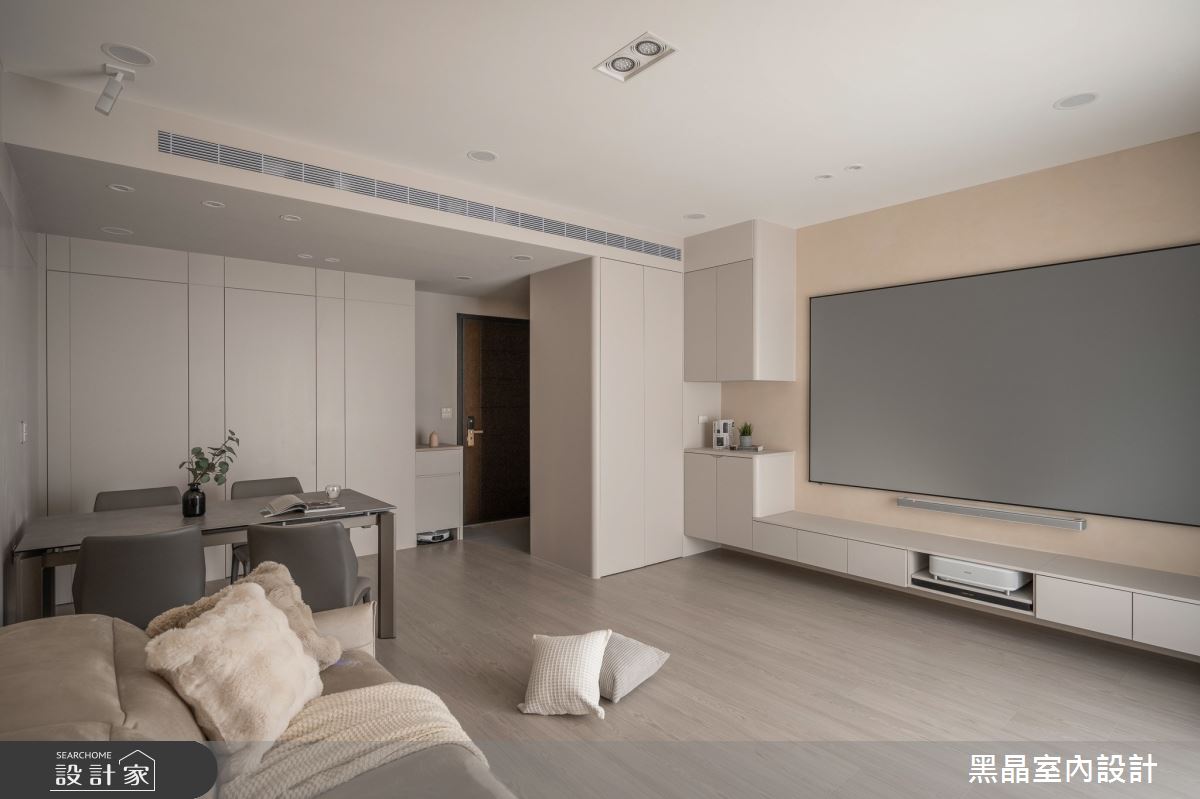 22坪老屋(16~30年)＿柔霧北歐風玄關客廳餐廳案例圖片＿黑晶室內設計＿黑晶_72之9