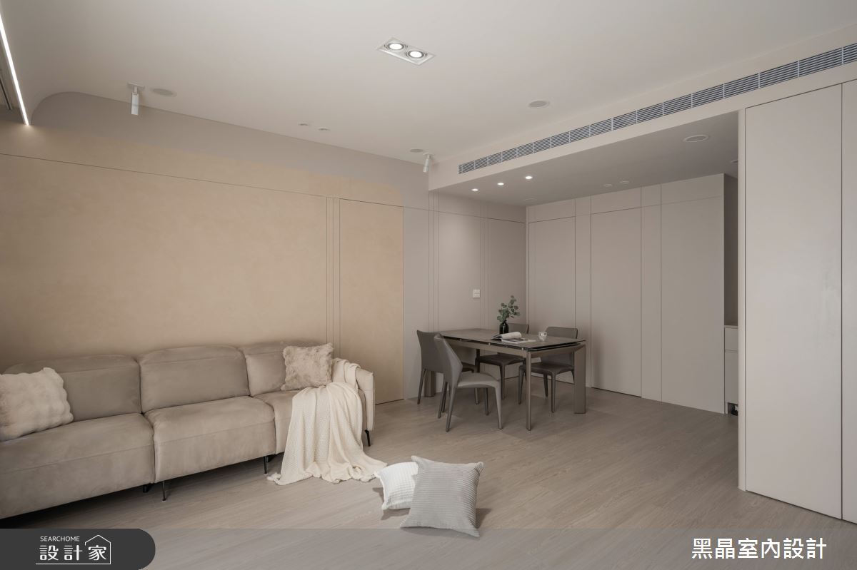 22坪老屋(16~30年)＿柔霧北歐風客廳餐廳案例圖片＿黑晶室內設計＿黑晶_72之10