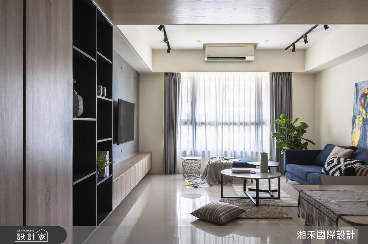 25坪新成屋(5年以下)＿簡約風客廳案例圖片＿湘禾國際設計＿湘禾_12之2