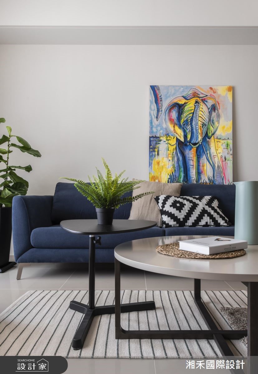 25坪新成屋(5年以下)＿簡約風客廳案例圖片＿湘禾國際設計＿湘禾_12之8