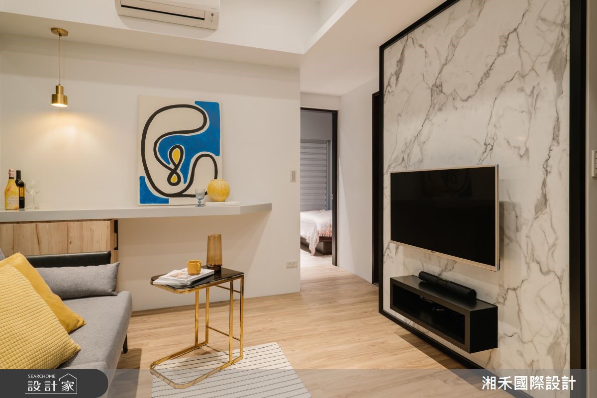 18坪新成屋(5年以下)＿混搭風客廳案例圖片＿湘禾國際設計＿湘禾_14之4