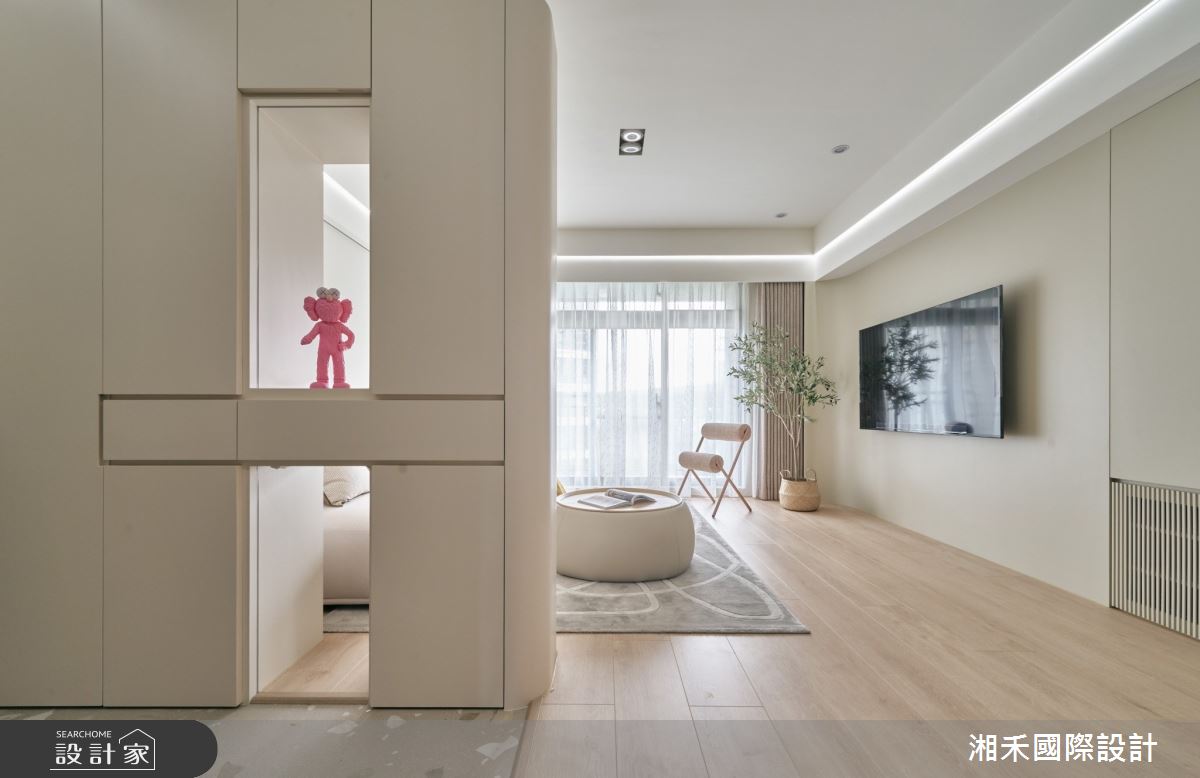 24坪中古屋(5~15年)＿混搭風玄關客廳案例圖片＿湘禾國際設計＿湘禾_23之3