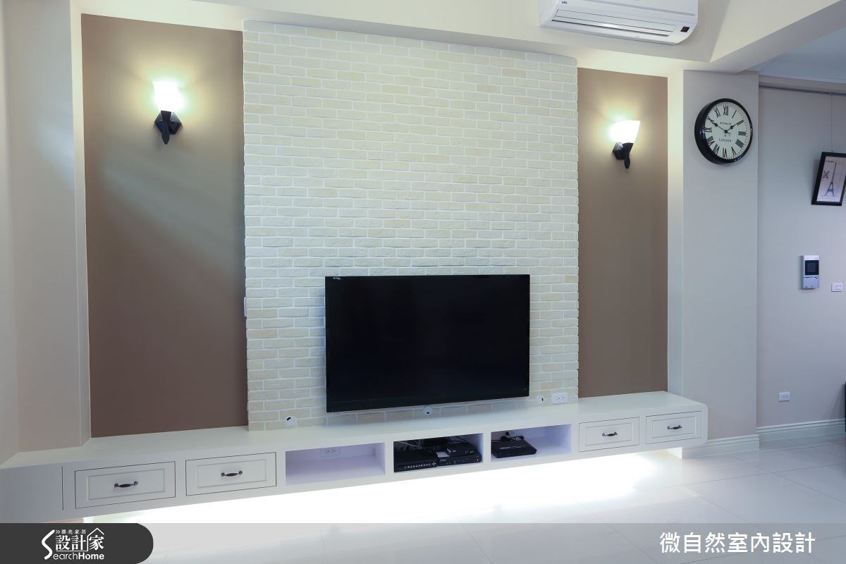 45坪新成屋(5年以下)＿美式風案例圖片＿微自然室內裝修設計有限公司＿微自然_01之3