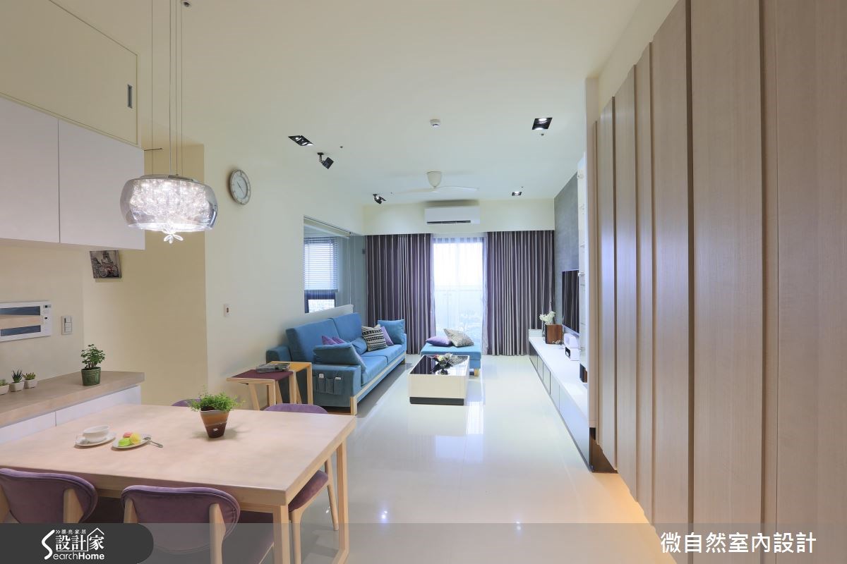 34坪新成屋(5年以下)＿北歐風案例圖片＿微自然室內裝修設計有限公司＿微自然_02之1