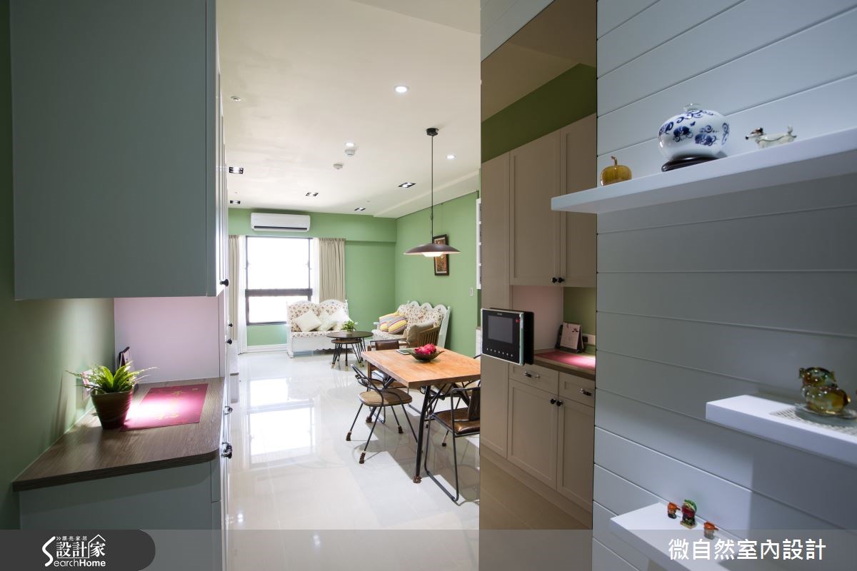 28坪新成屋(5年以下)＿美式風案例圖片＿微自然室內裝修設計有限公司＿微自然_03之2
