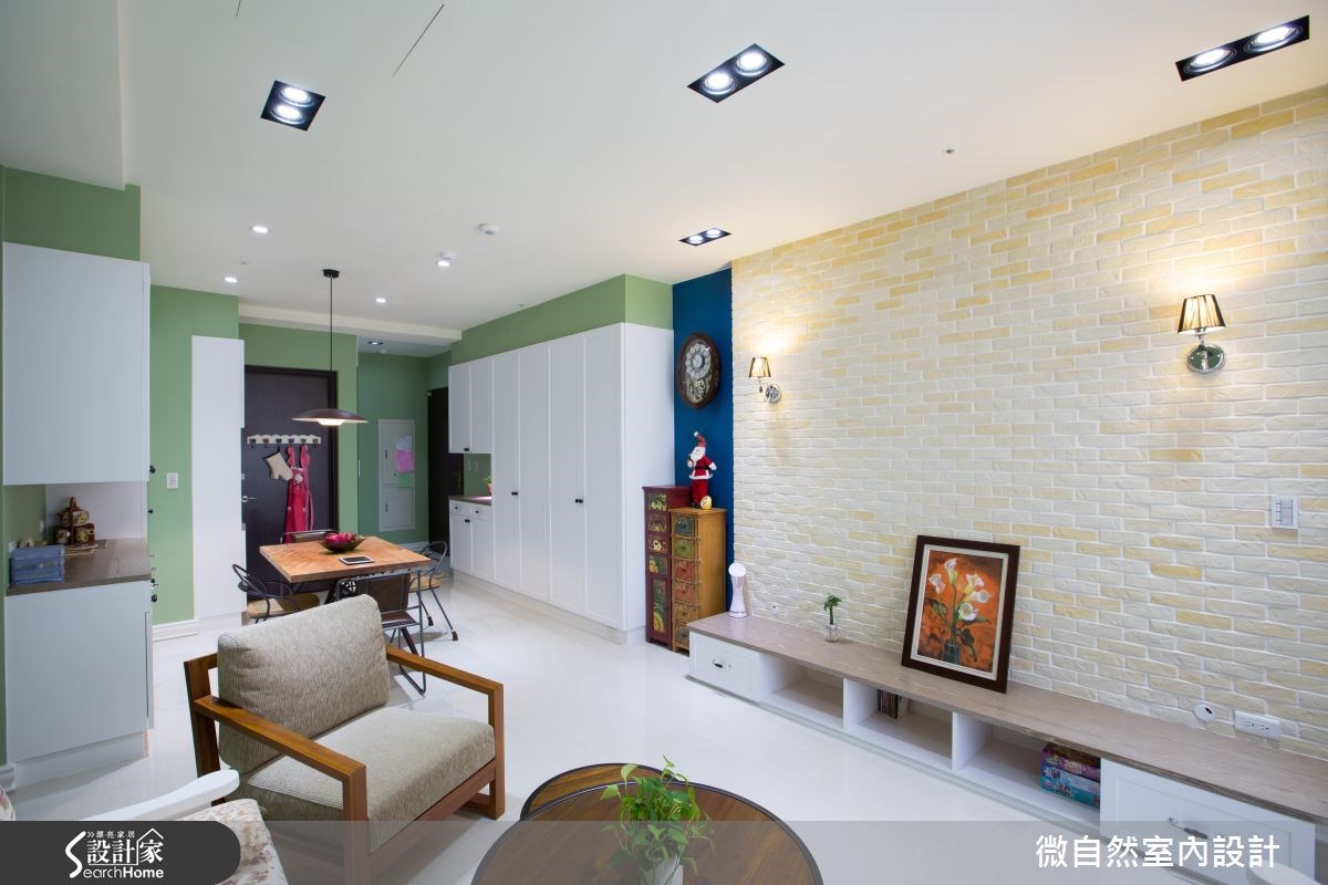 28坪新成屋(5年以下)＿美式風案例圖片＿微自然室內裝修設計有限公司＿微自然_03之7