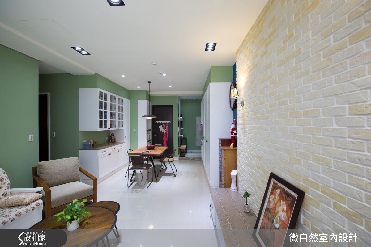 28坪新成屋(5年以下)＿美式風案例圖片＿微自然室內裝修設計有限公司＿微自然_03之8