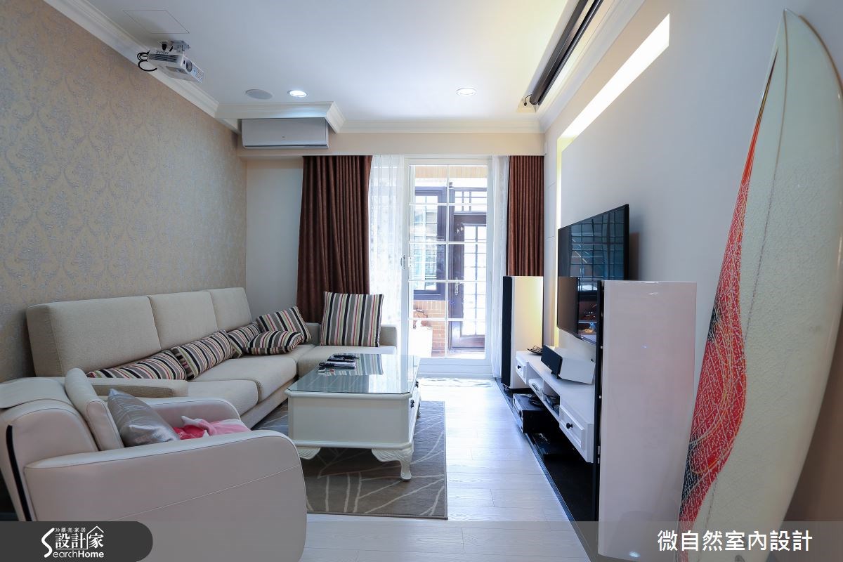 25坪中古屋(5~15年)＿鄉村風案例圖片＿微自然室內裝修設計有限公司＿微自然_05之3