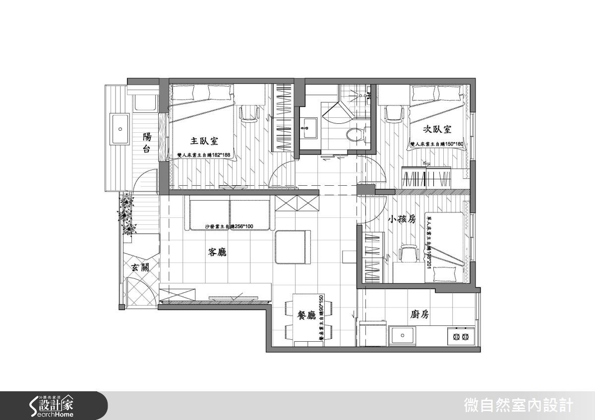 20坪老屋(16~30年)＿現代風案例圖片＿微自然室內裝修設計有限公司＿微自然_06之12