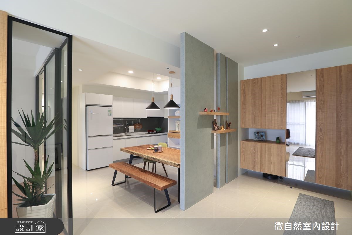 28坪新成屋(5年以下)＿北歐風案例圖片＿微自然室內裝修設計有限公司＿微自然_09之2