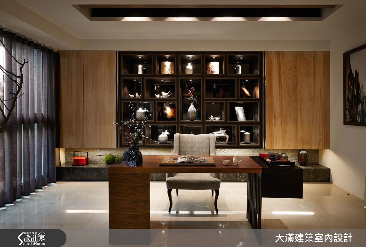 70坪新成屋(5年以下)＿新中式風案例圖片＿大滿建築室內設計＿大滿_10之4