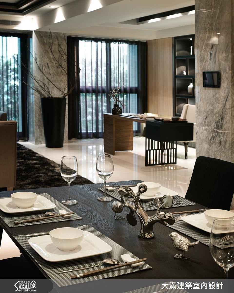 70坪新成屋(5年以下)＿新中式風案例圖片＿大滿建築室內設計＿大滿_10之7